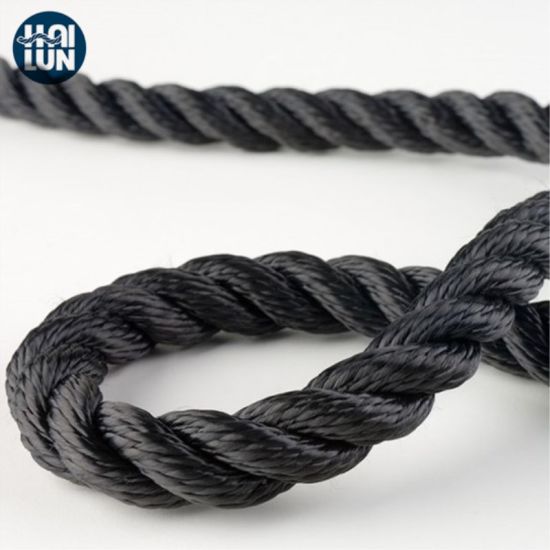 Cuerda de amarre de nylon al por mayor de fábrica para la pesca marina