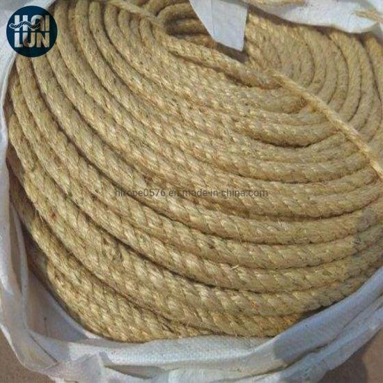 Color natural de la cuerda de la cuerda de la cuerda de la cuerda del cáñamo de la cuerda del cáñamo