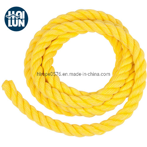 Cuerda de amarre de cuerda de fibra de 3 hilos Cuerda de PP Cuerda marina