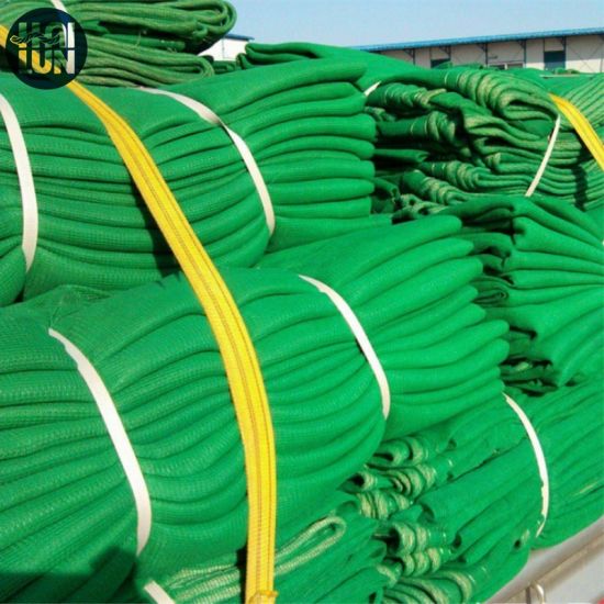 Red de seguridad de la sombra de plástico PE Green PE para la construcción
