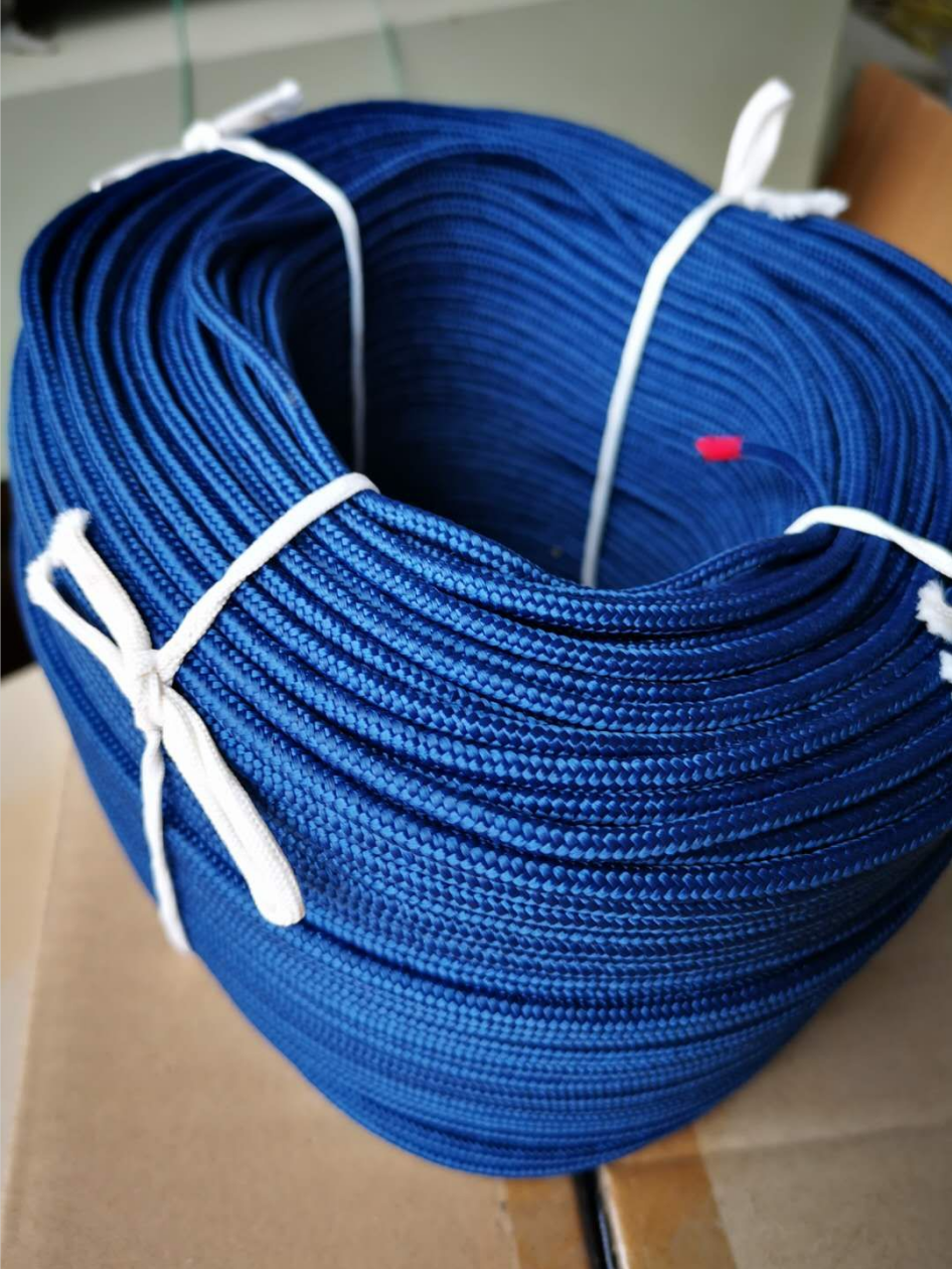 Cordera de plomo trenzada con hundimiento de plomo de poliéster /nylon de alta resistencia para la red de pesca